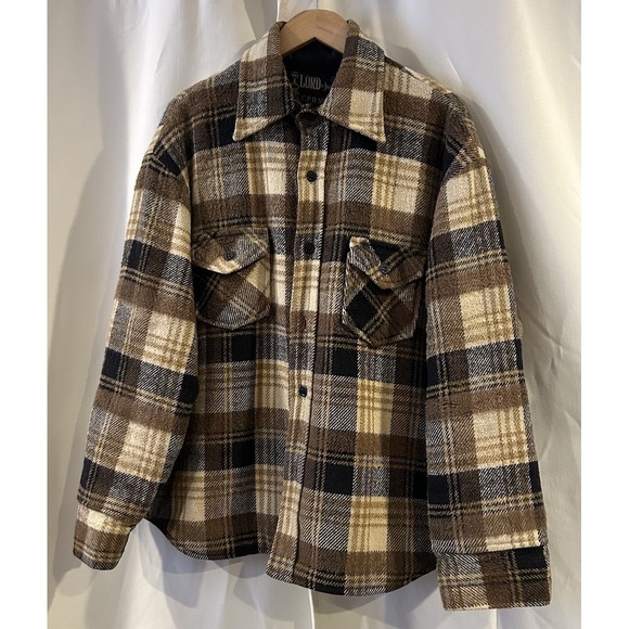 Lord Chase CPO Heavy Flannel Jacket‎ Wool / Linen Size XL - Picture 2 of 7